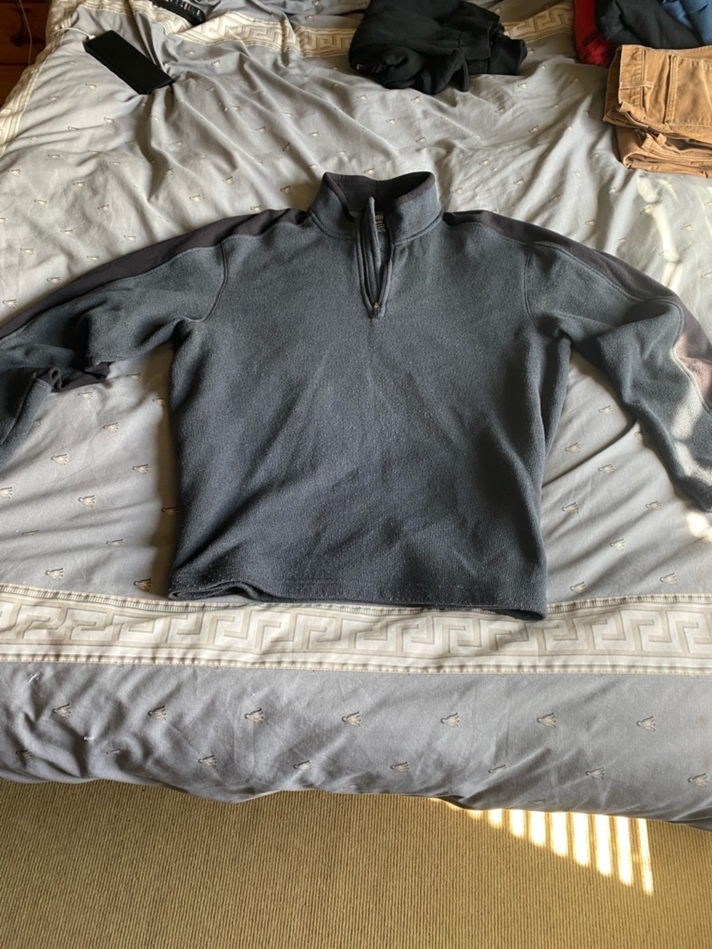 Black quarter zip